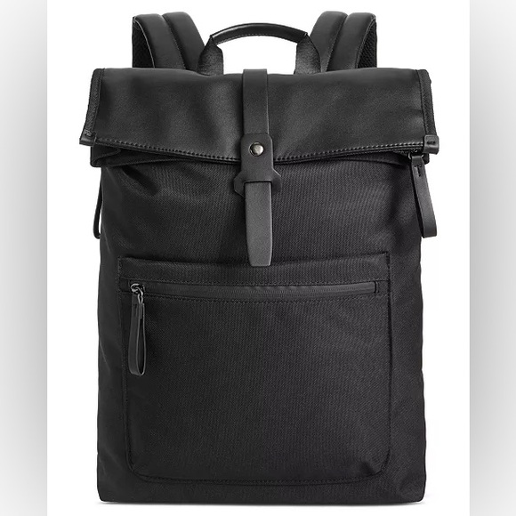 Sleek Black Men's Backpack